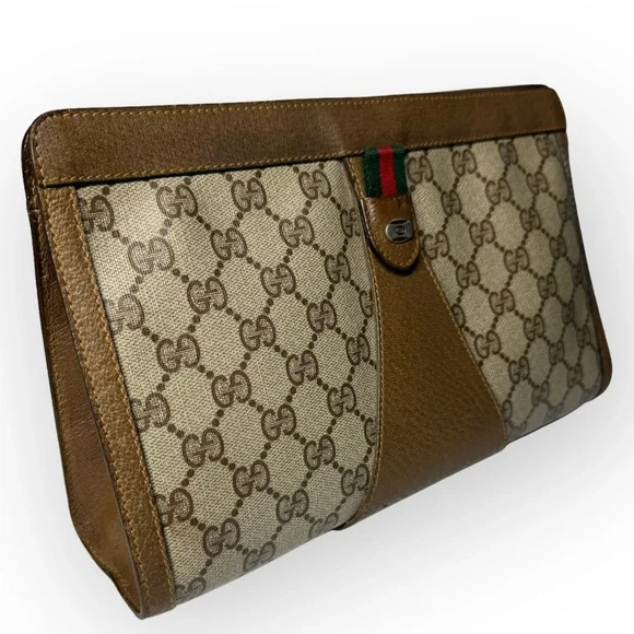 Gucci Ophidia Supreme GG Monogram Accessory Collection Clutch. - Picture 5 of 15